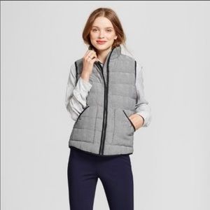 A New Day Herringbone Puffer Vest